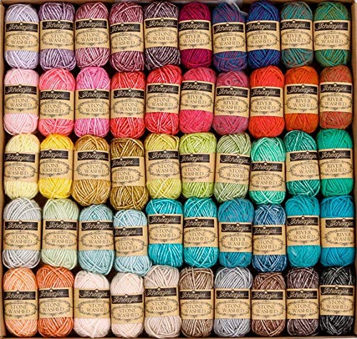 Scheepjes StoneWashed-RiverWashed Colour Pack 58x10g