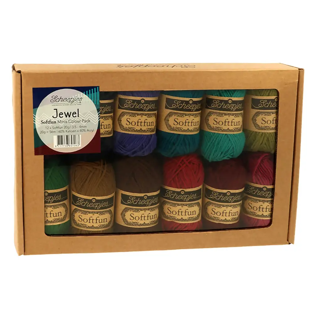 Scheepjes Softfun colour pack 12x20g