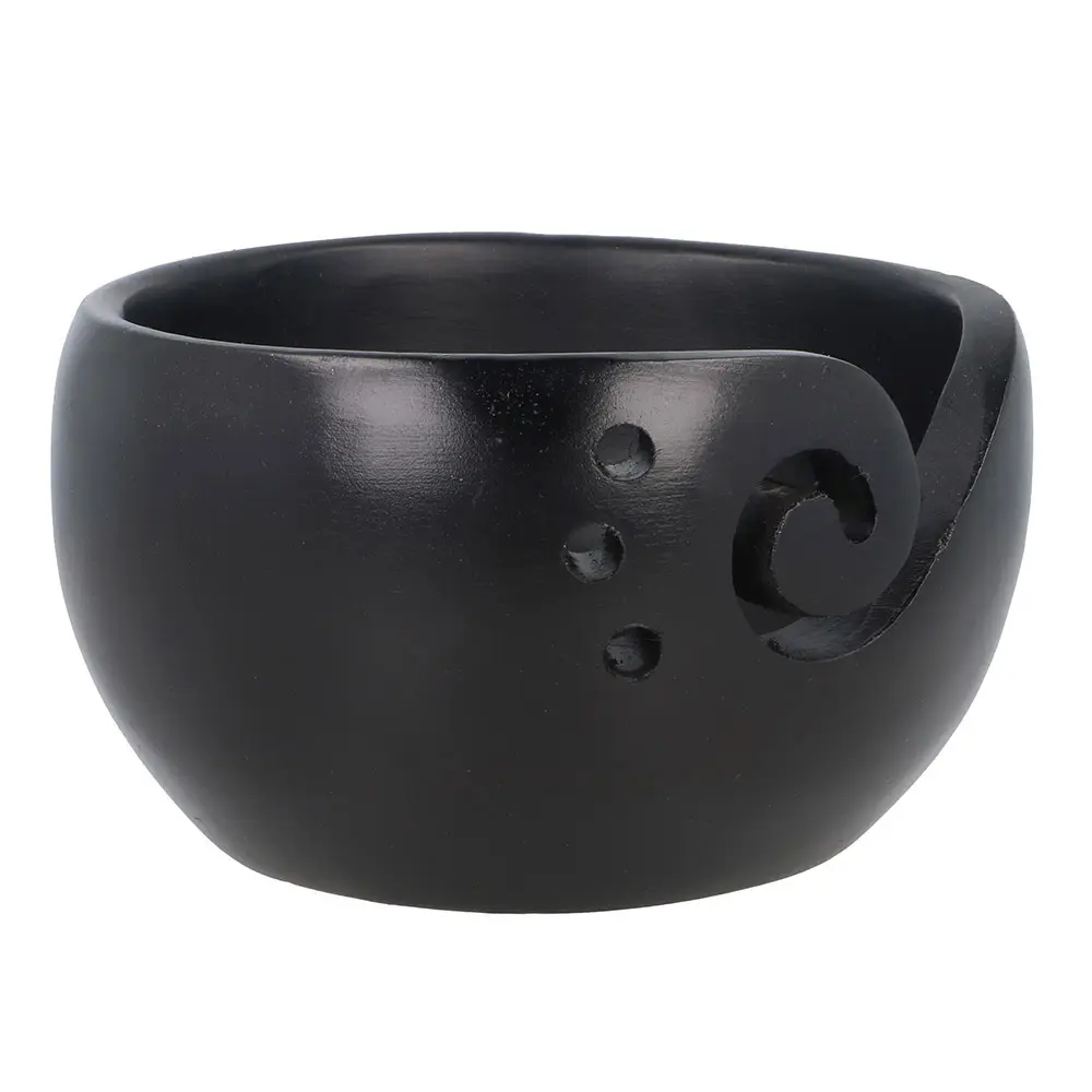 Scheepjes Yarn Bowl, Pine Wood, 15x10cm, Dark Brown