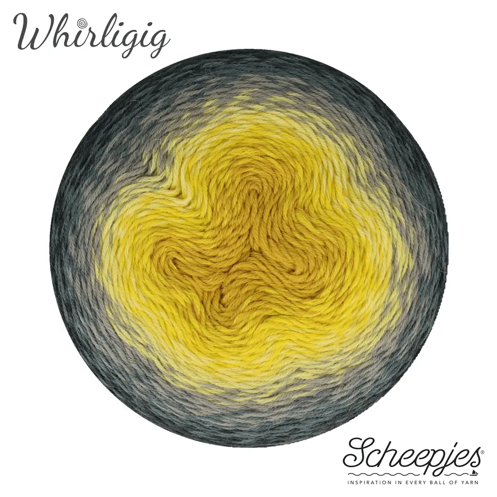 [1719-200] Scheepjes Whirligig 450g (200 | Grey to Ochre)