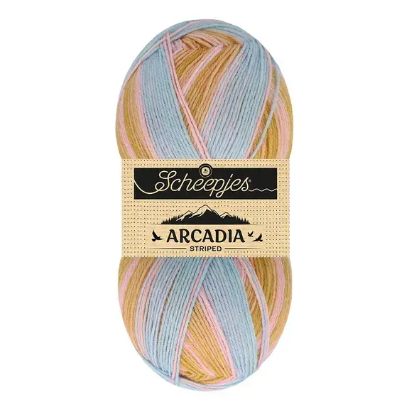 [1745-908] Scheepjes Arcadia Striped 100g (908 | Hanami)