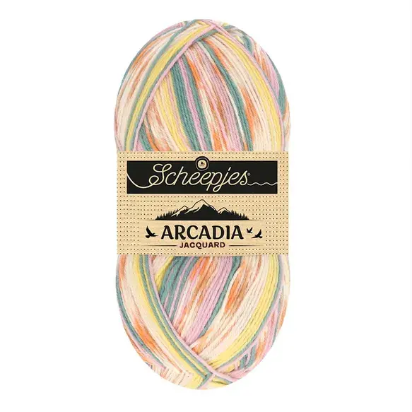 [1754-1001] Scheepjes Arcadia Jacquard 100g (1001 | Thisledown)