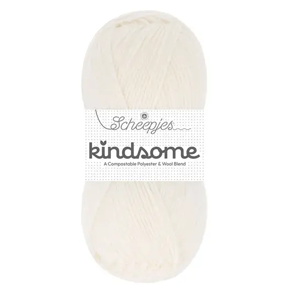 [1752-701] Scheepjes Kindsome 50g (701 | Cloud White)