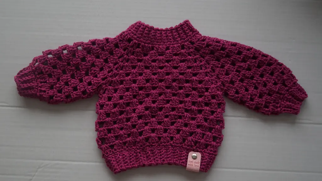 [DMR-KT-13] Crocheted Children’s Sweater