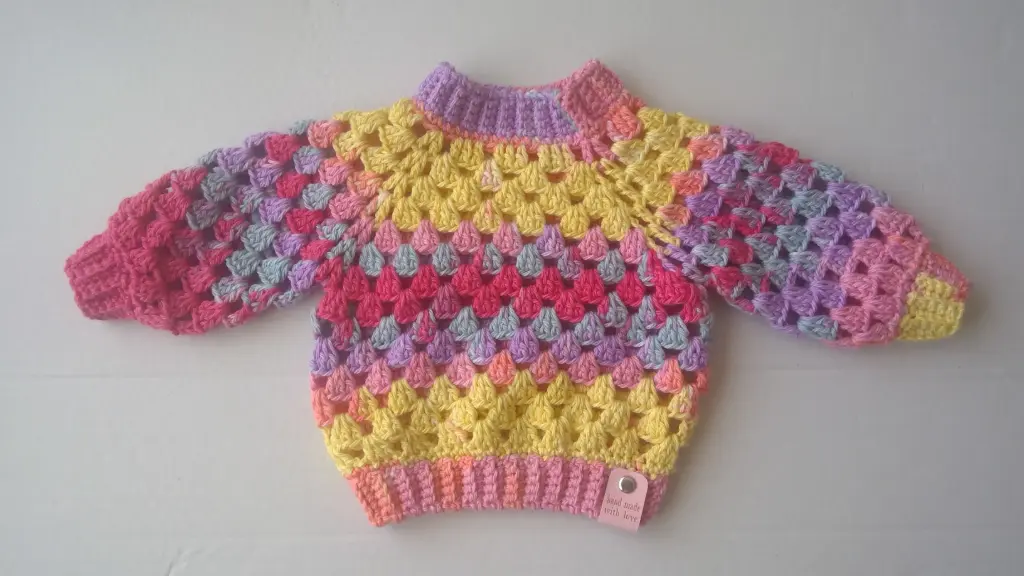 [DMR-KT-14] Crocheted Children’s Sweater