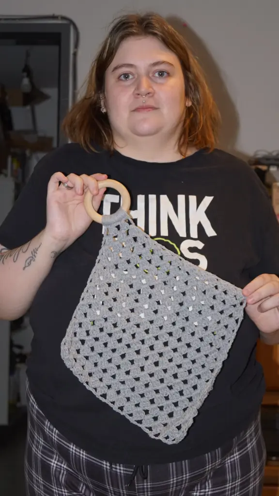 [DMR-KD-GRIJS] Crocheted Cuddle Blanket