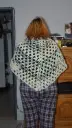 Crocheted Triangle Shawl (Chunky Granny)