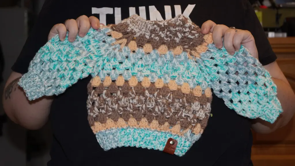 [DMR-KT-18] Crocheted Children’s Sweater