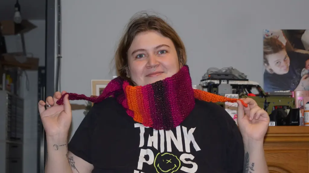 [DMR-TTS-2] Crocheted Tip-to-Tip Scarf
