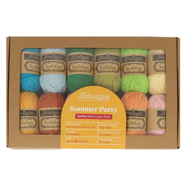 Scheepjes Softfun colour pack 12x20g