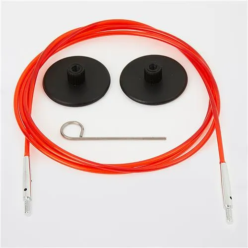 [10635] Knitpro Kabel 76 cm Rood