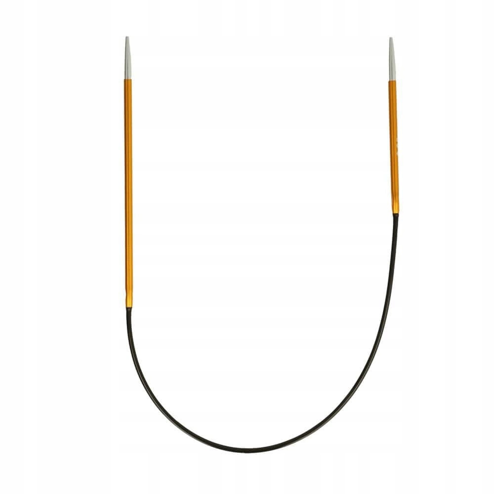 [103.47051] Knitpro Zing Asymetrische Rondbreinaalden 25cm 2.25mm