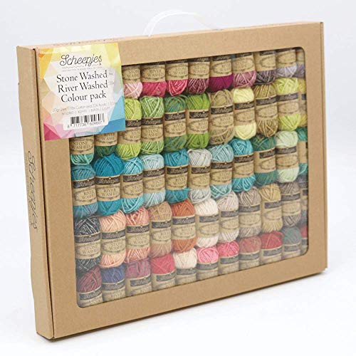 [62460] Scheepjes StoneWashed-RiverWashed Colour Pack 58x10g